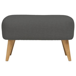 Content by Terence Conran Marlowe Footstool Rowan Dark Grey